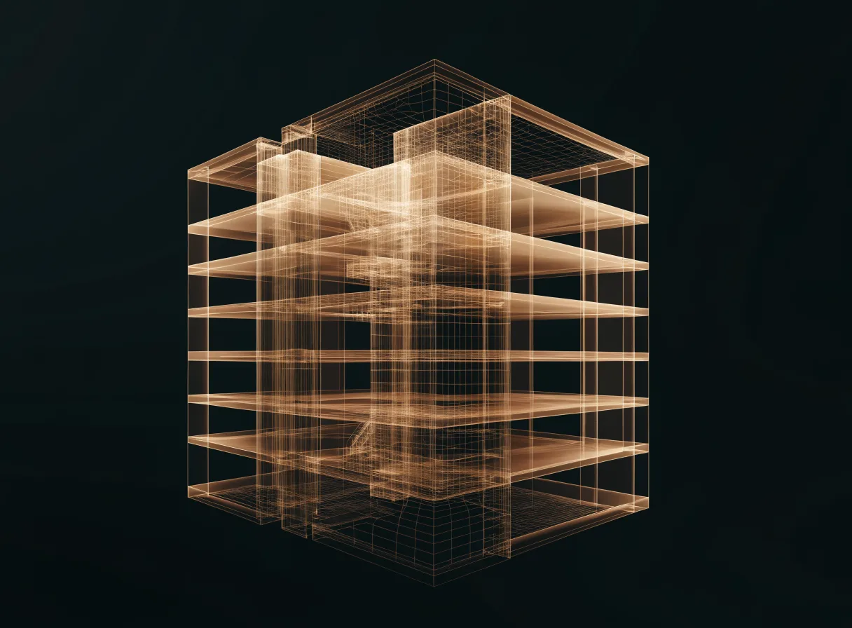 BIM digital twin — parametric 3D building model